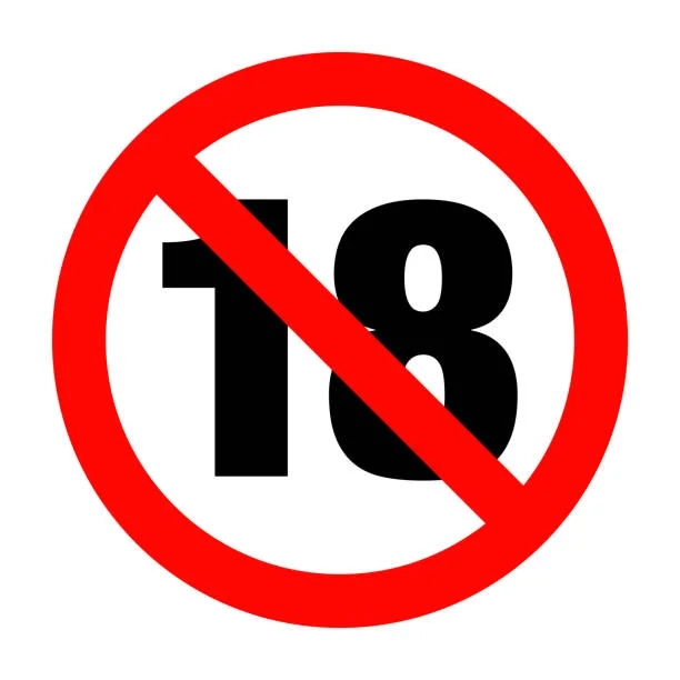 18岁以上年龄限制标识